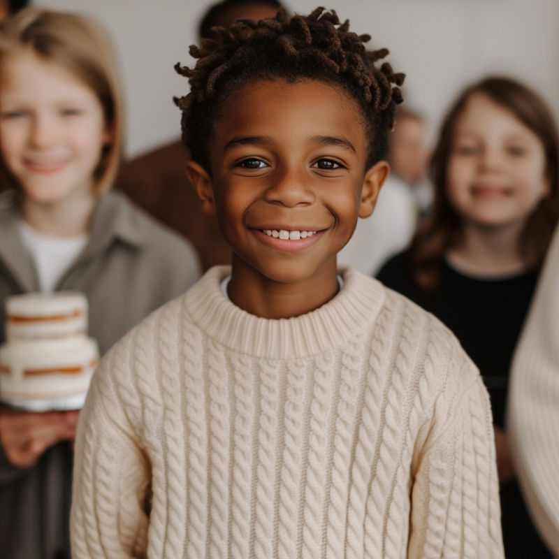 Beige Knitted Sweater