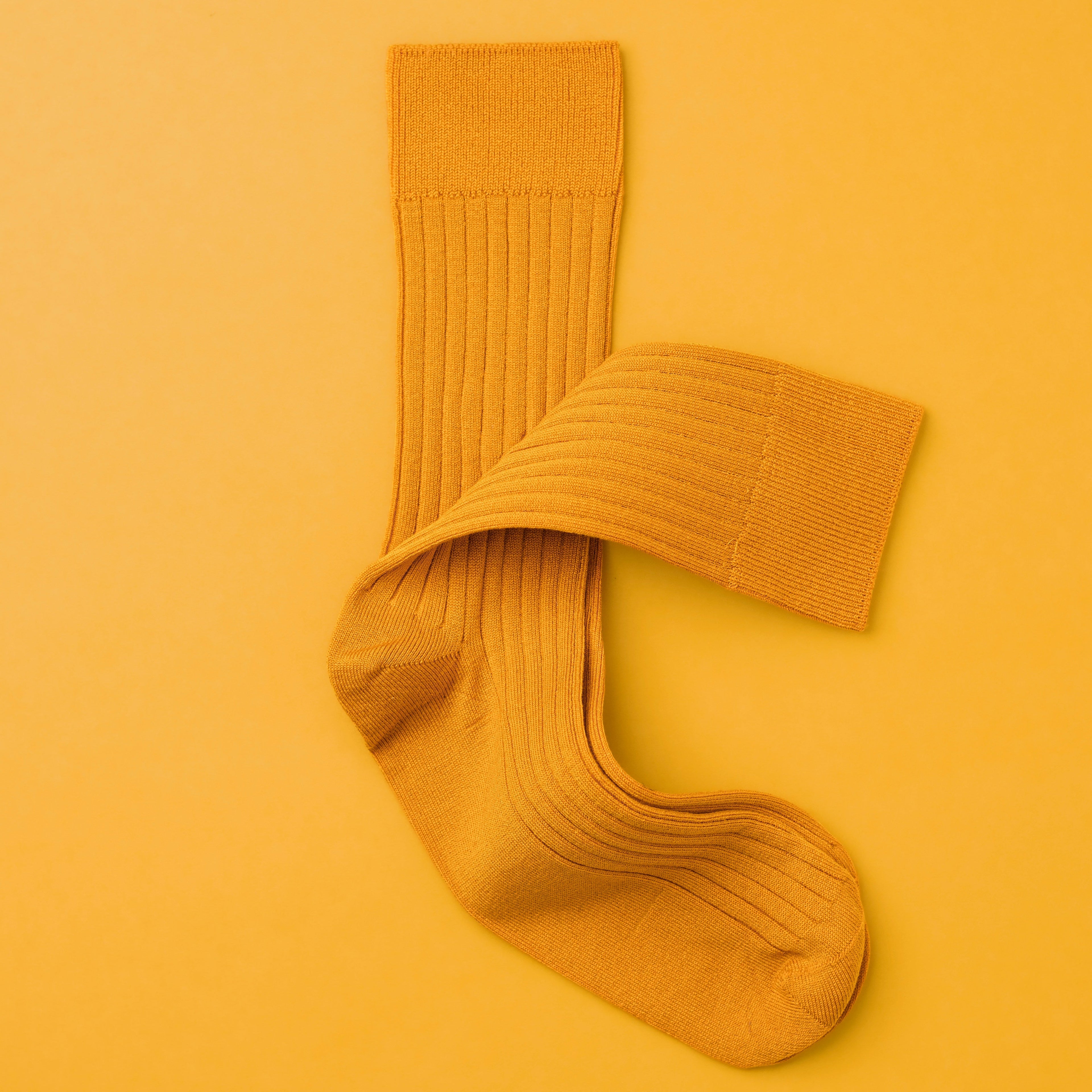 Vibrant Orange Socks