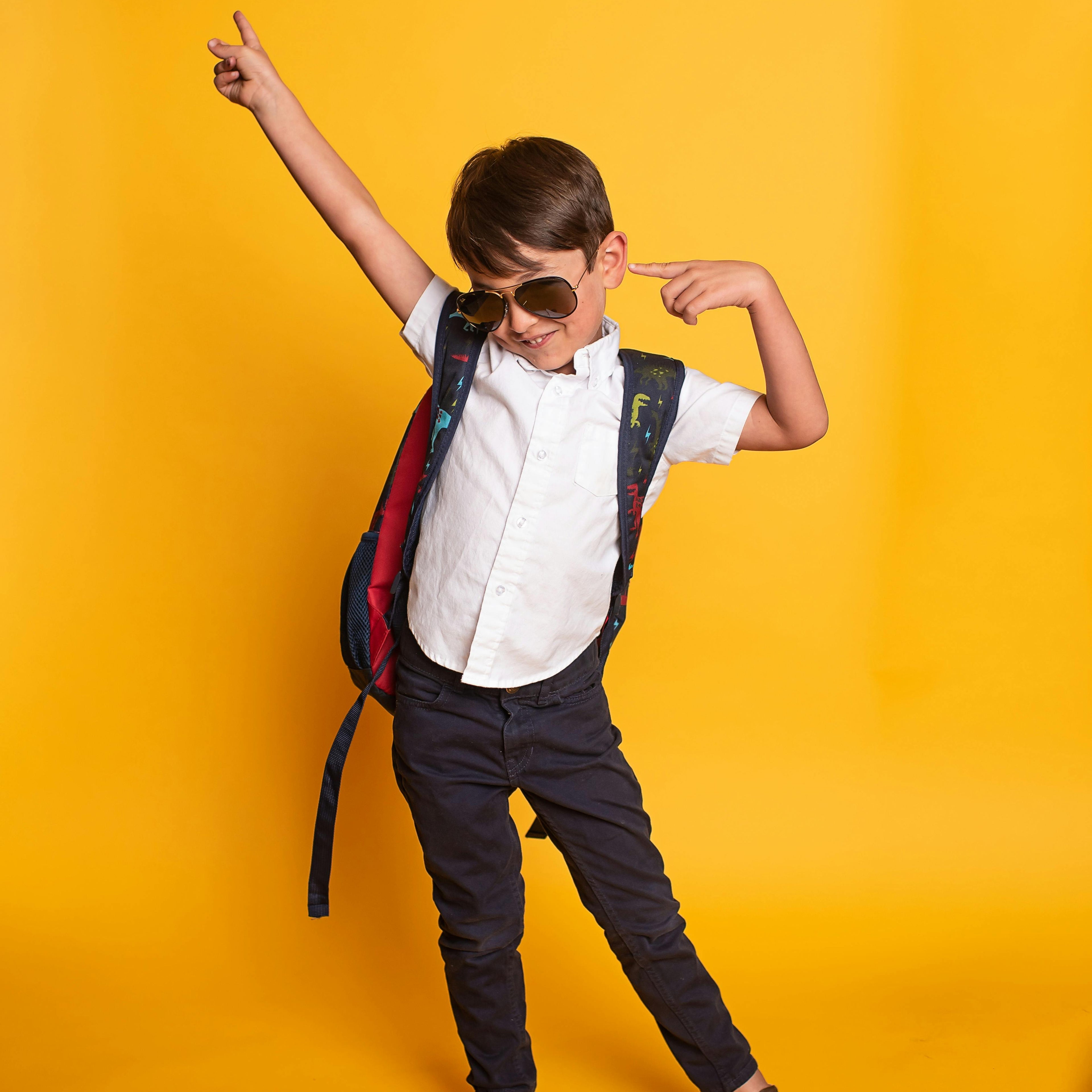 Kids Gray and White Uniform